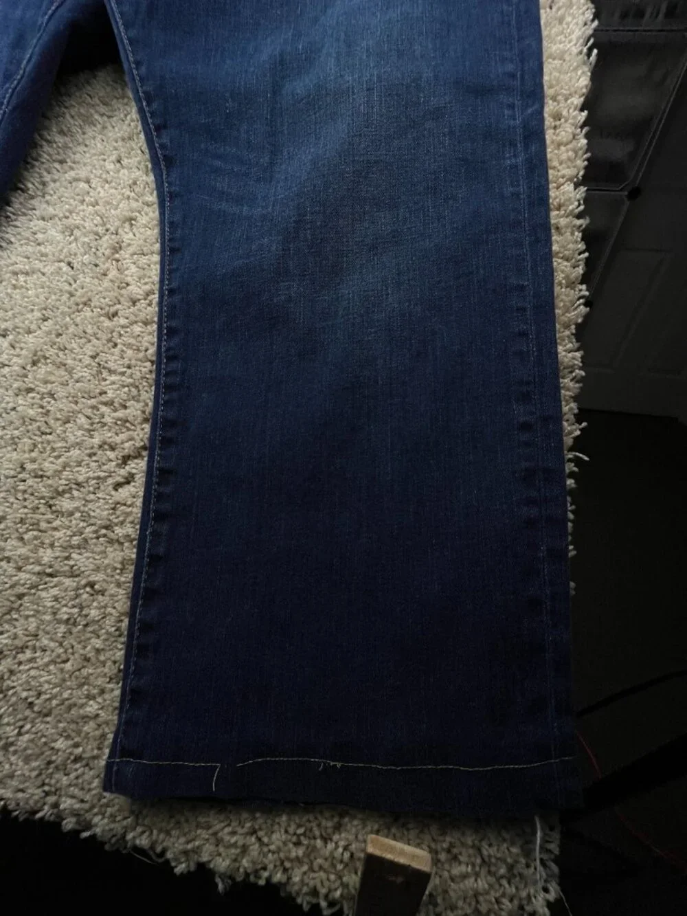 Polo Ralph Lauren Jeans Blue Straight Cotton Pants Denim Mens 48bx26 Big Adult